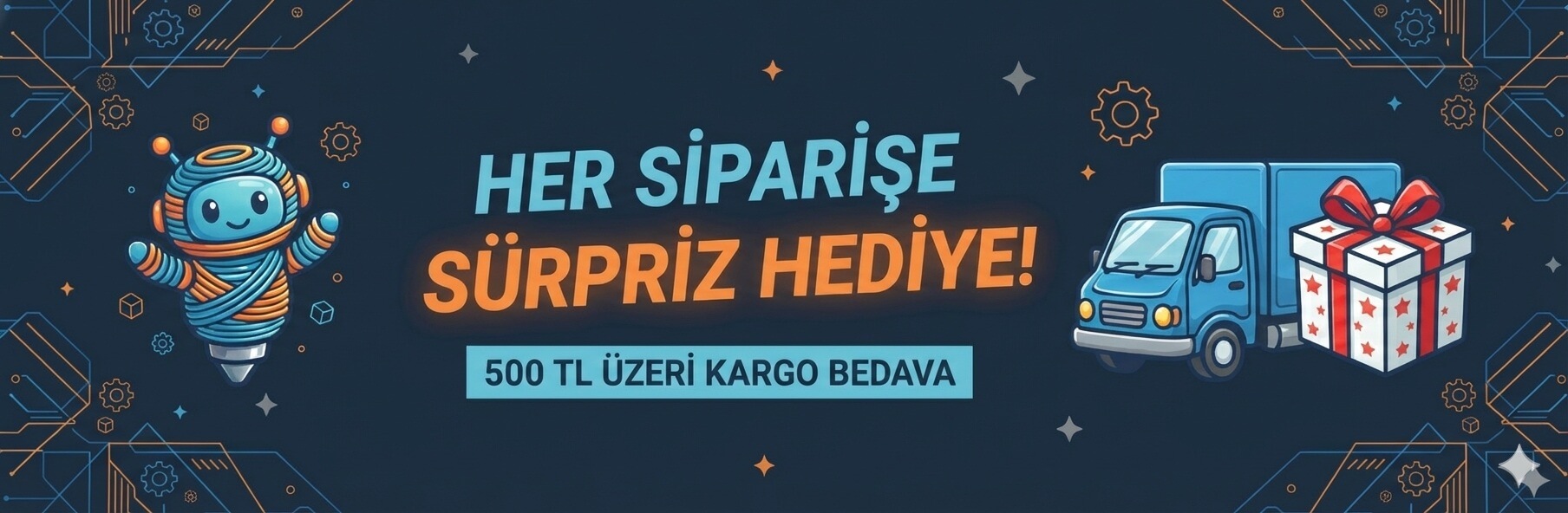 3D Baskı Banner